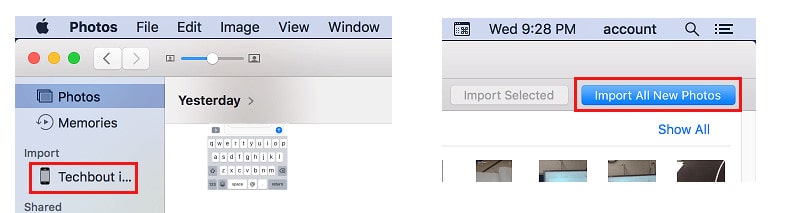 transfer photos from iPhone to mac
