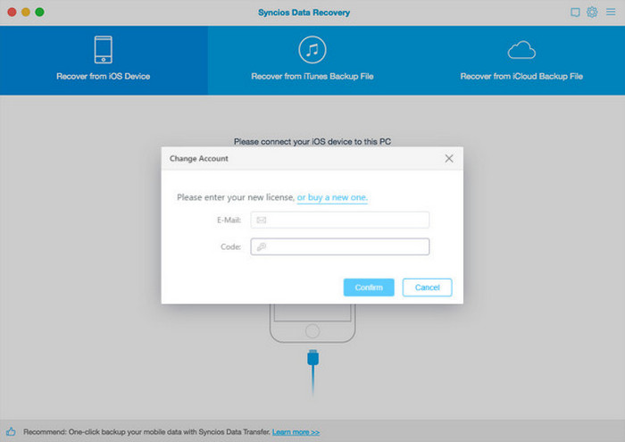 register panfone ios recovery